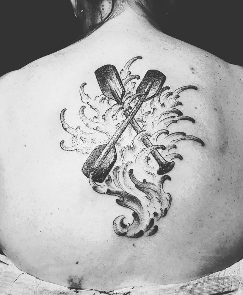 30 Pretty Paddle Tattoos Make You Attractive