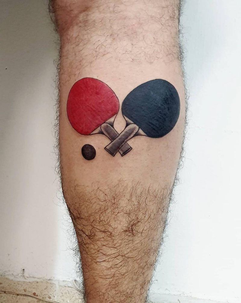 22 Great Pingpong Tattoos to Inspire You