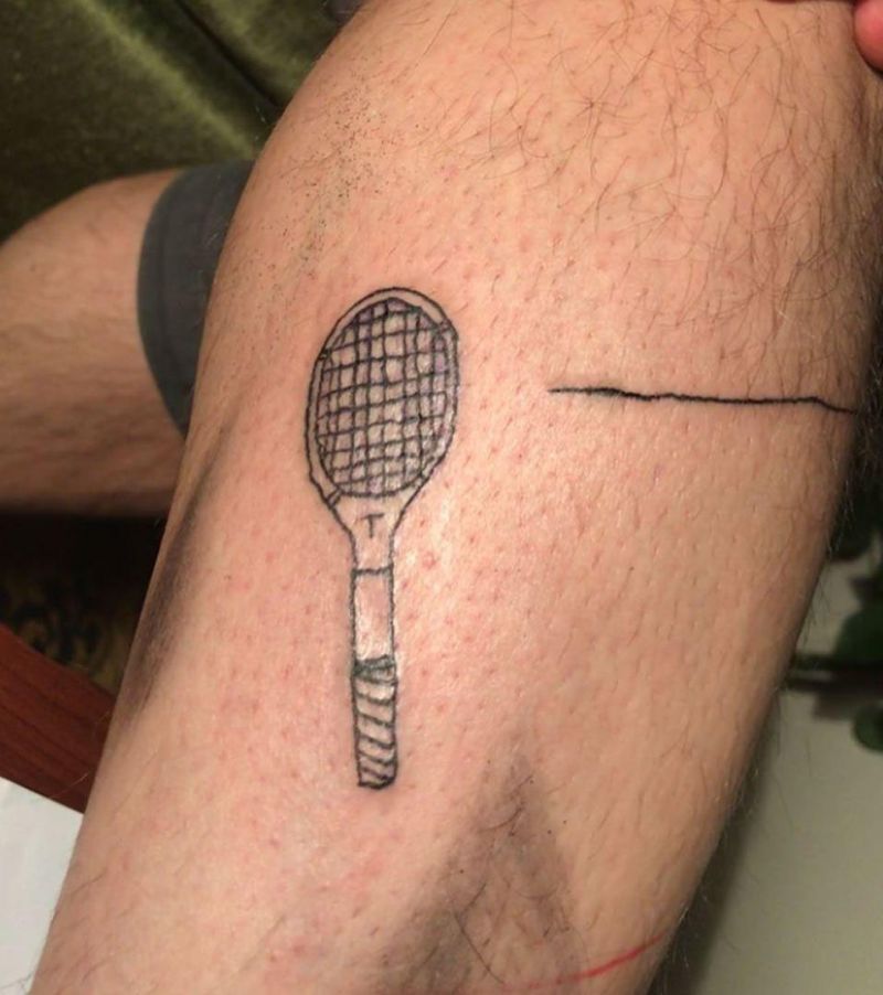 30 Pretty Tennis Tattoos to Inspire You