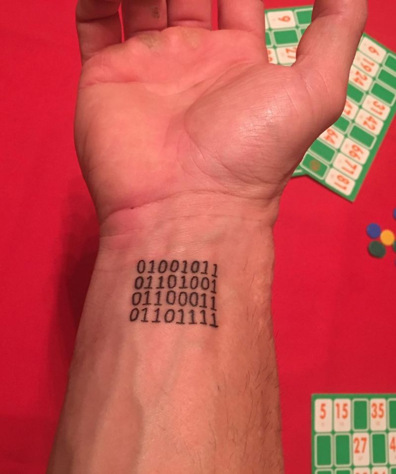 30 Creative Binary Tattoos You Can Copy