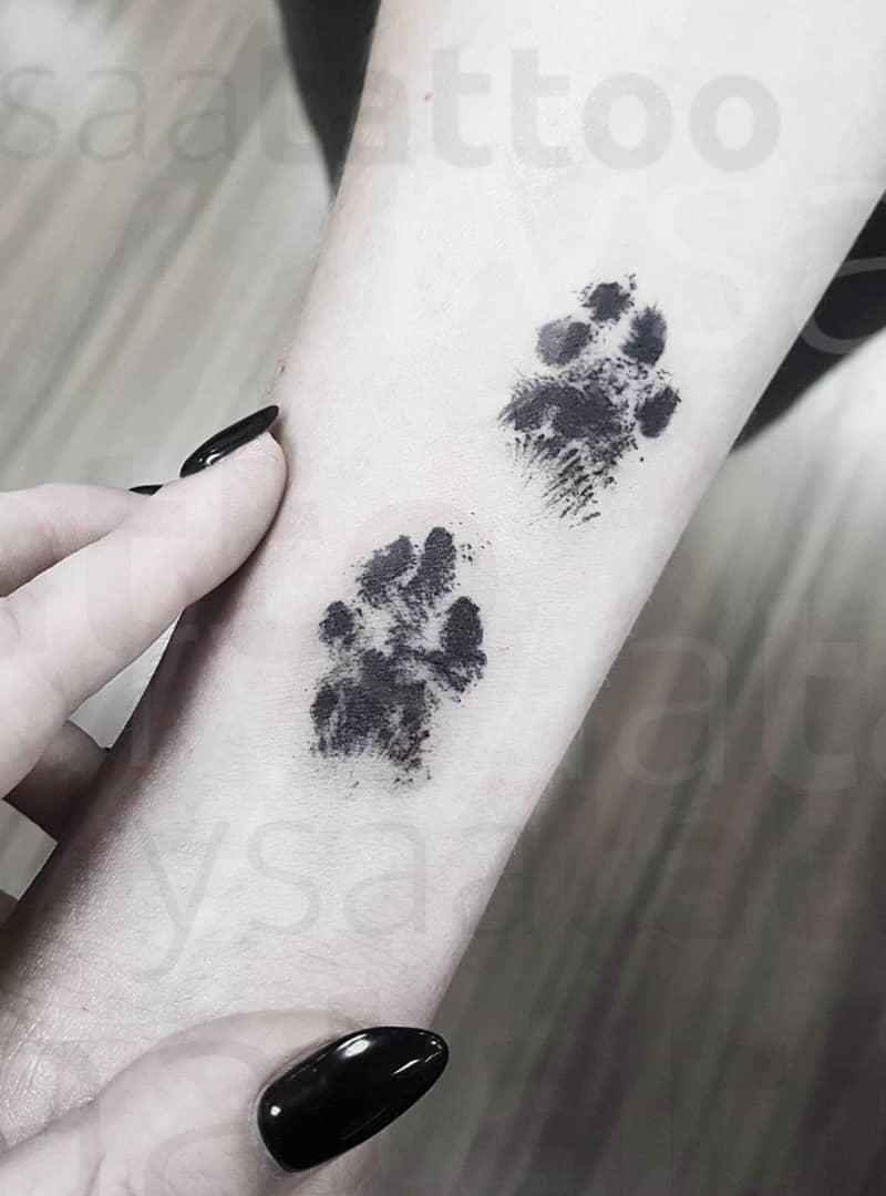 30 Cute Cat Paw Tattoos You Must Love