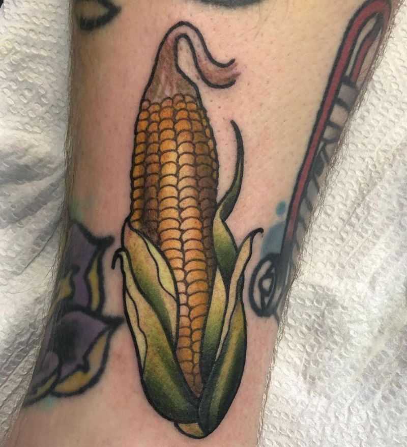 30 Pretty Corn Tattoos You Can Copy