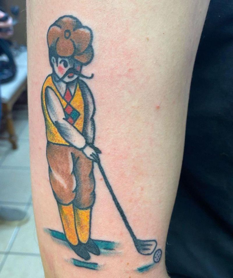 30 Golf Tattoos Remind You to Enjoy Life