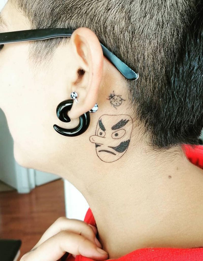 30 Pretty Kabuki Tattoos You Can Copy