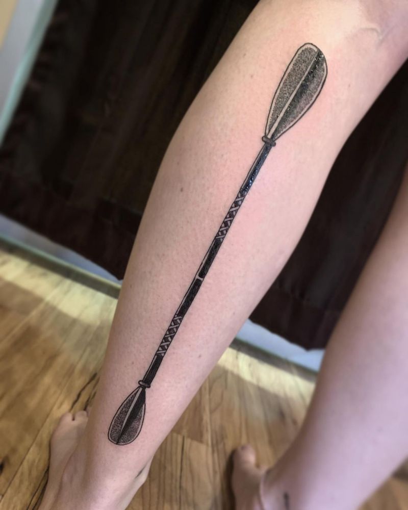 30 Pretty Paddle Tattoos Make You Attractive