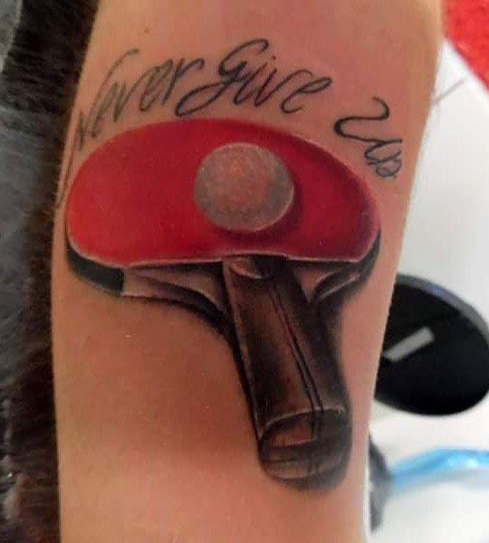 22 Great Pingpong Tattoos to Inspire You