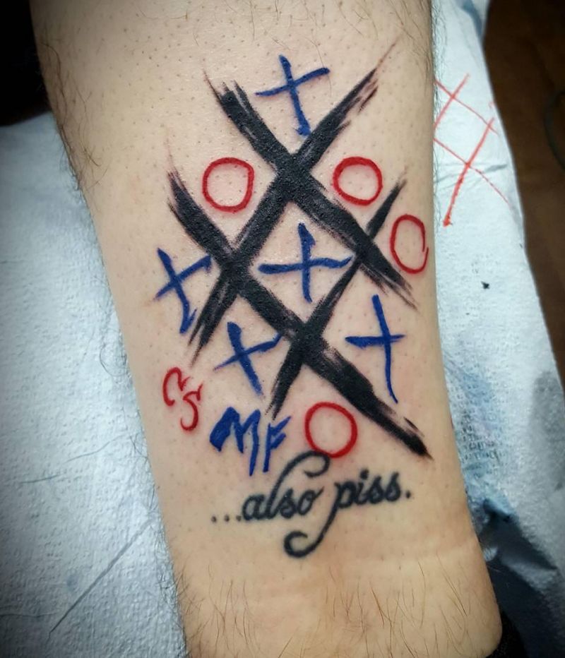 20 Tic Tac Toe Tattoos You Can Copy