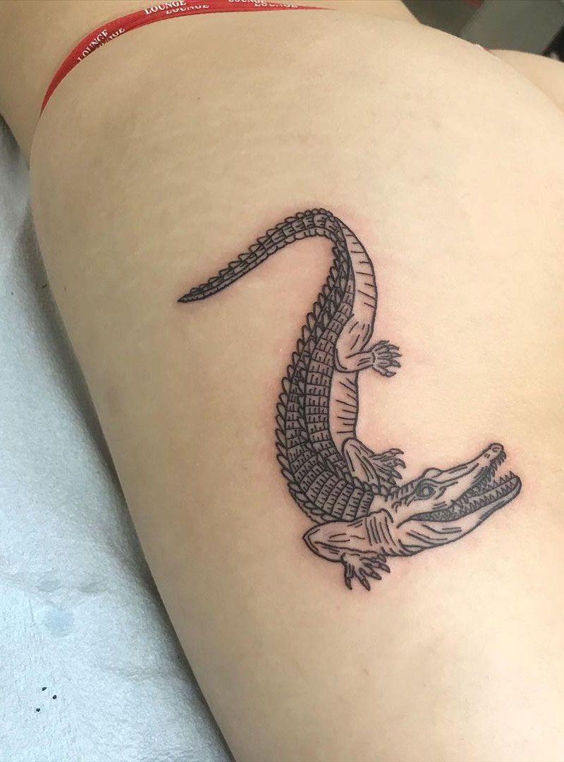 30 Pretty Alligator Tattoos You Must Try