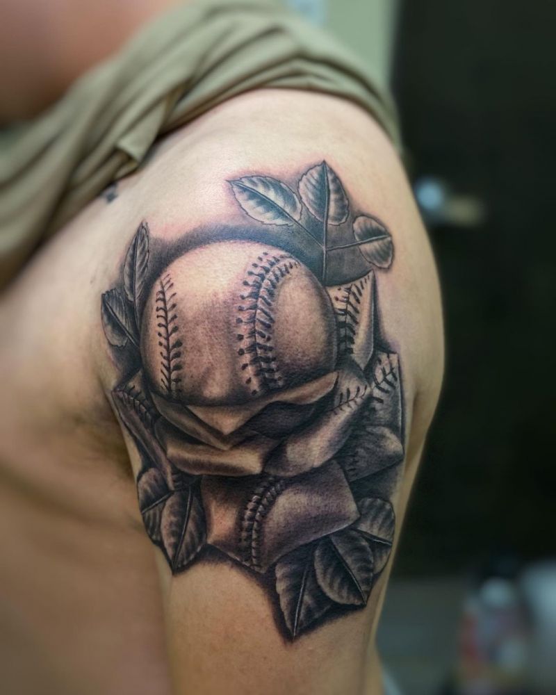 30 Pretty Baseball Tattoos You Will Love