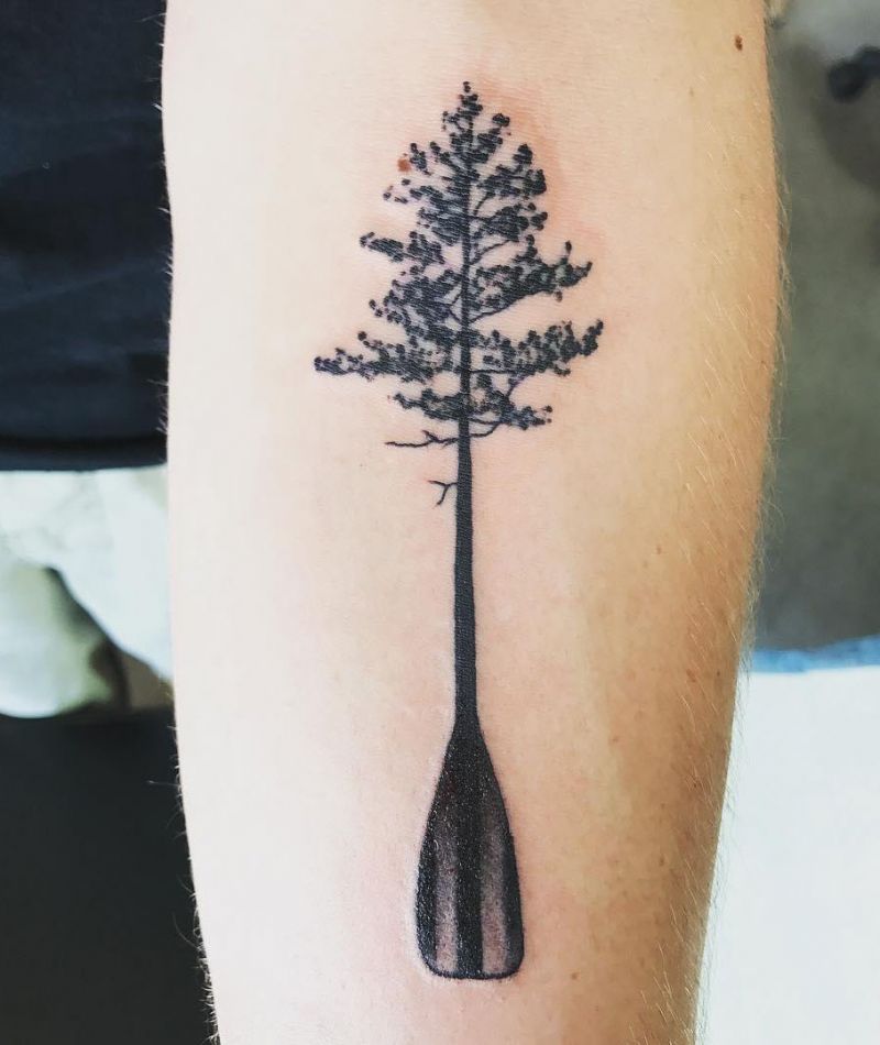 30 Pretty Paddle Tattoos Make You Attractive