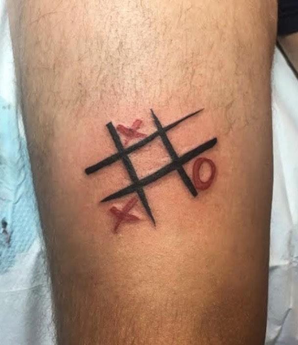 20 Tic Tac Toe Tattoos You Can Copy