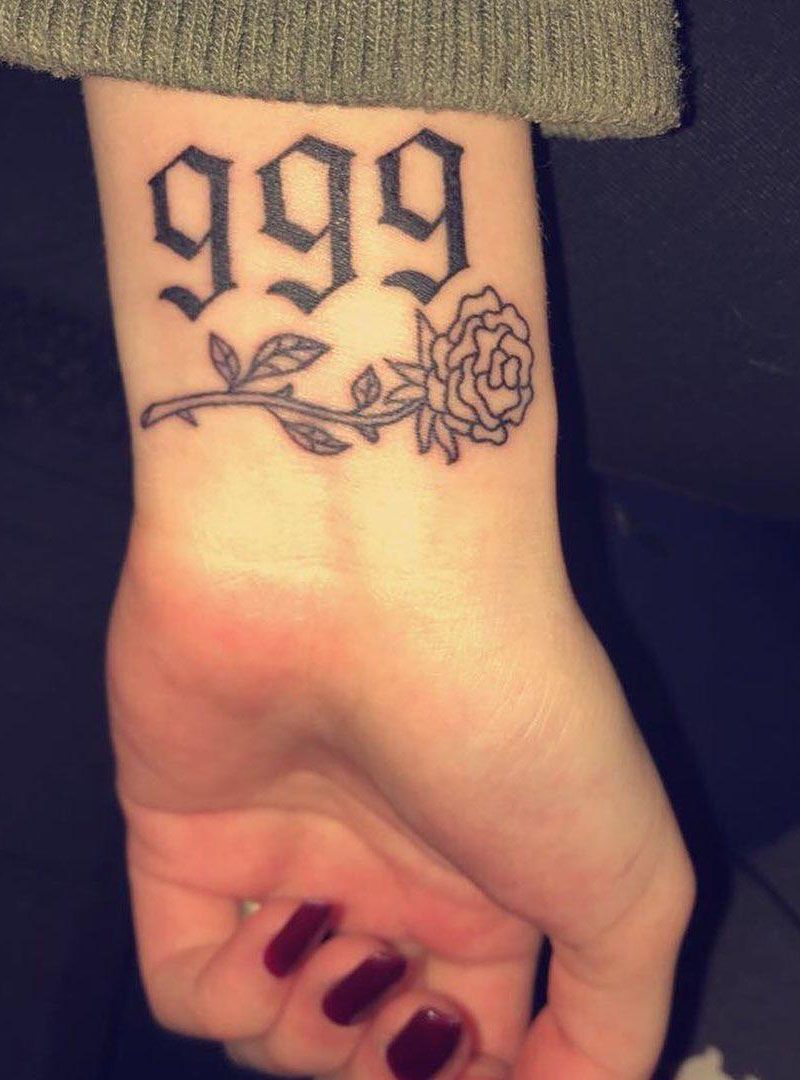 29 Pretty 999 Tattoos to Inspire You