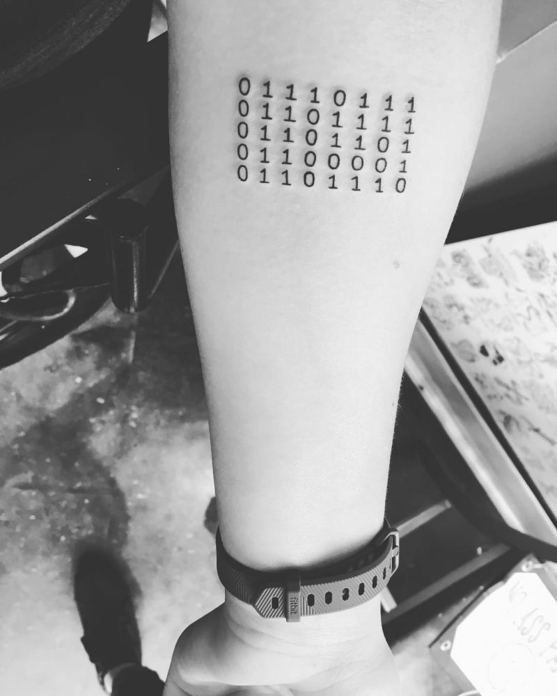 30 Creative Binary Tattoos You Can Copy