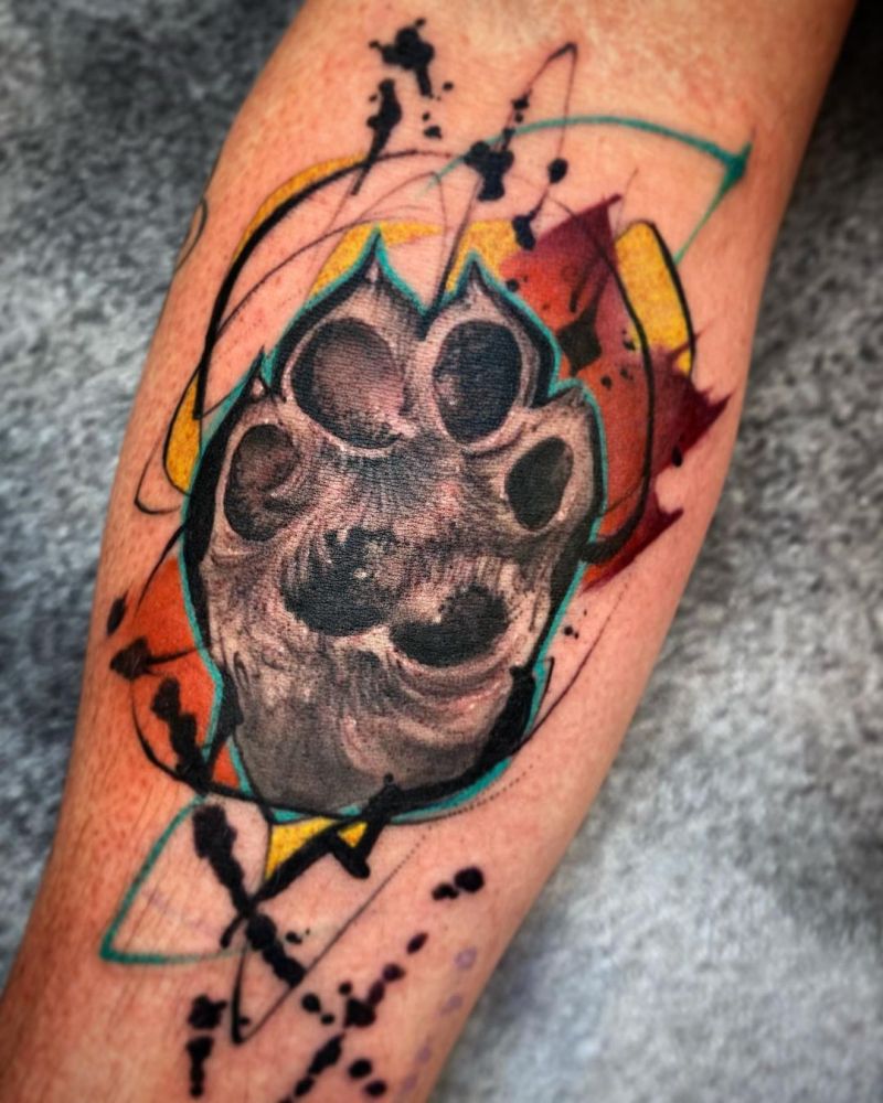 30 Cute Dog Paw Tattoos You Will Love