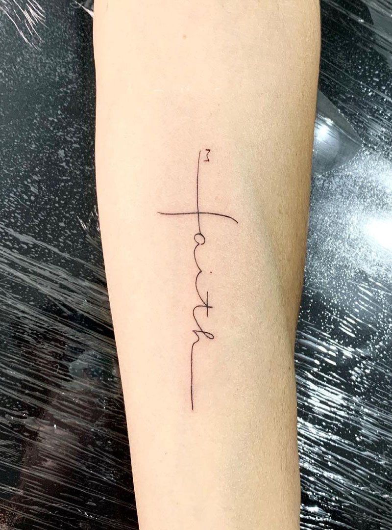 30 Pretty Faith Tattoos You Must Try