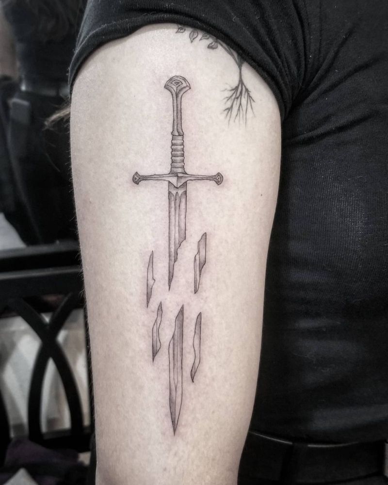 30 Great Shards of Narsil Tattoos Make You Attractive Style VP Page 2