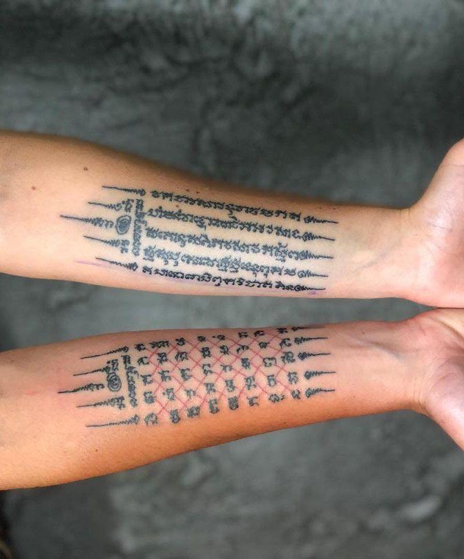 30 Pretty Thai Tattoos You Must Love