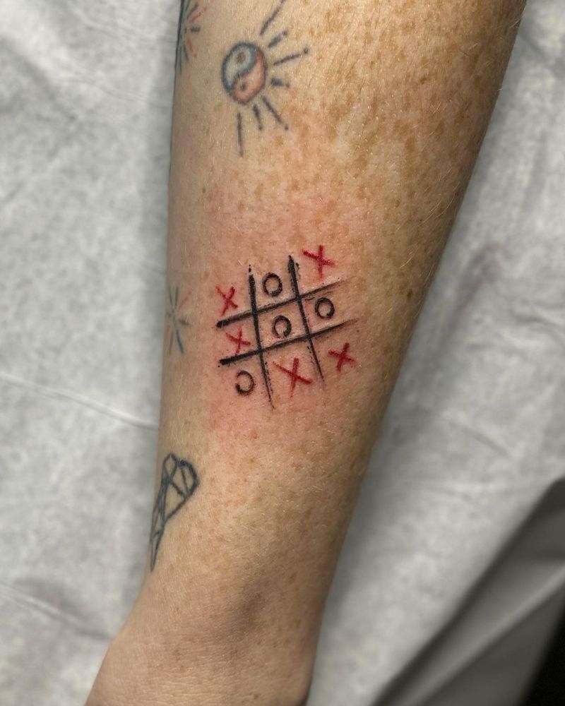 20 Tic Tac Toe Tattoos You Can Copy