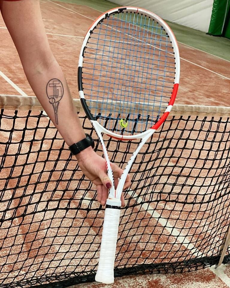 30 Pretty Tennis Tattoos to Inspire You