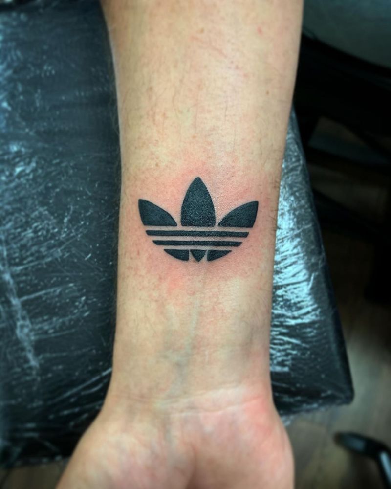 30 Pretty Adidas Tattoos You Will Love