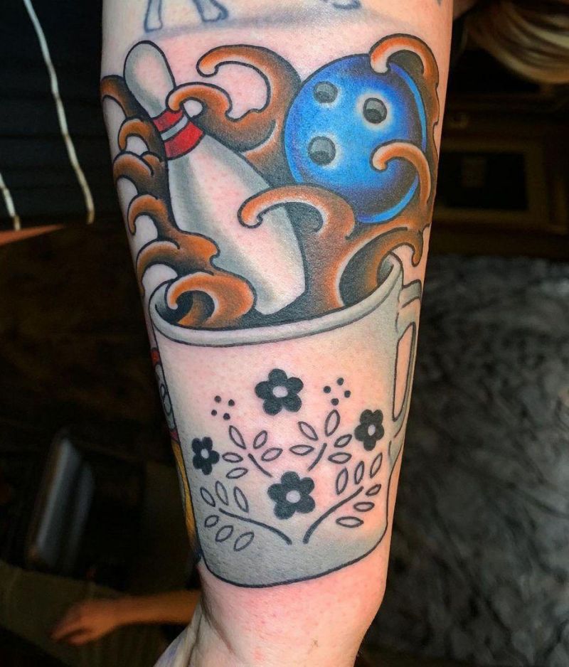 30 Bowling Tattoos Remind You to Relax