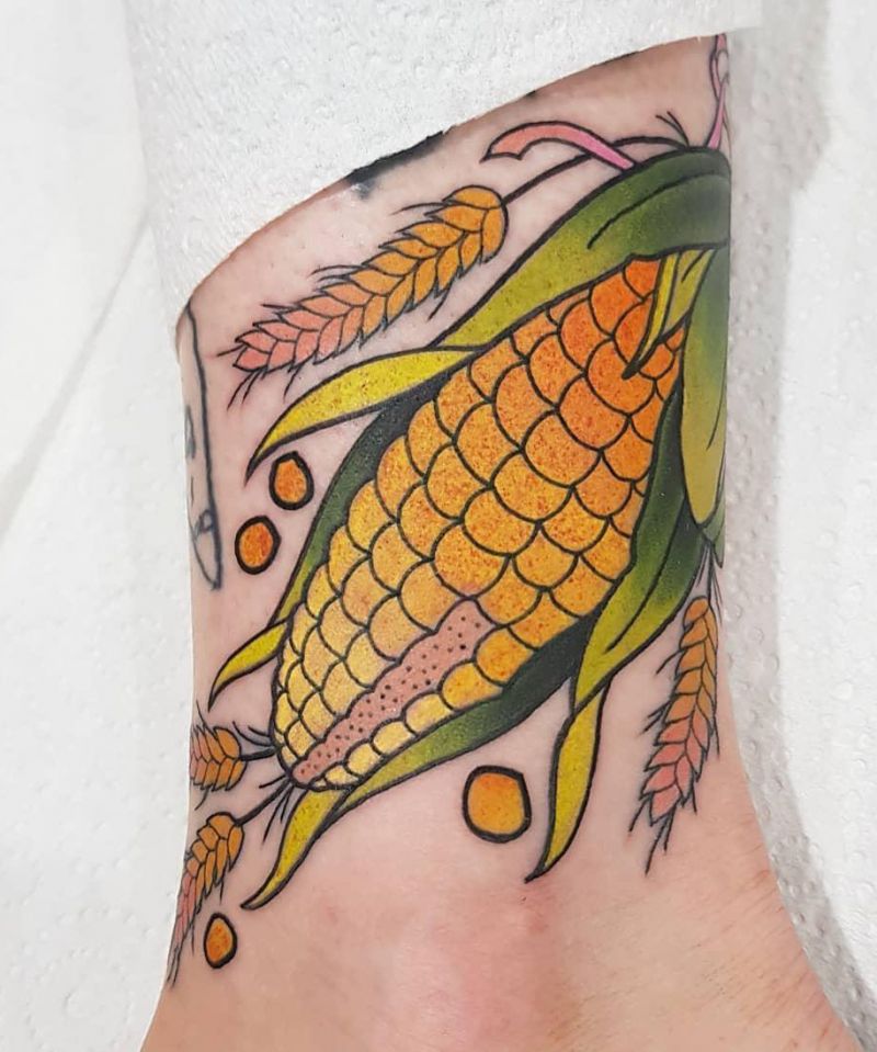 30 Pretty Corn Tattoos You Can Copy