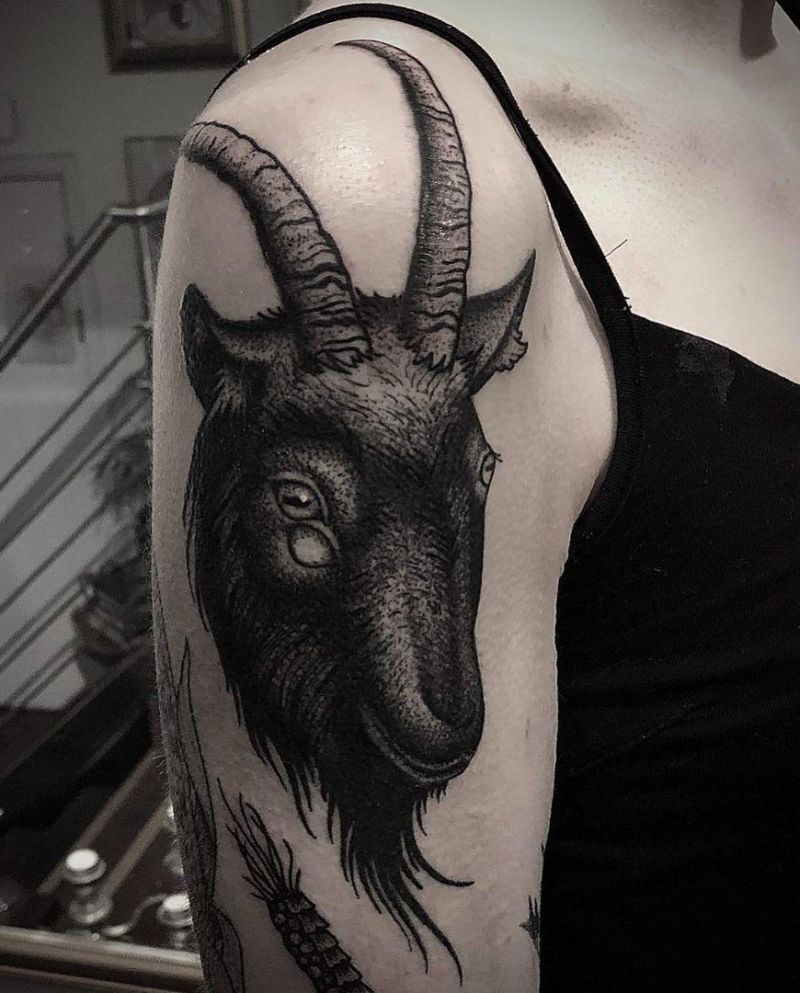 30 Pretty Goat Tattoos to Inspire You