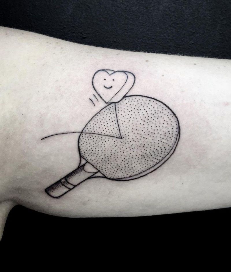 22 Great Pingpong Tattoos to Inspire You