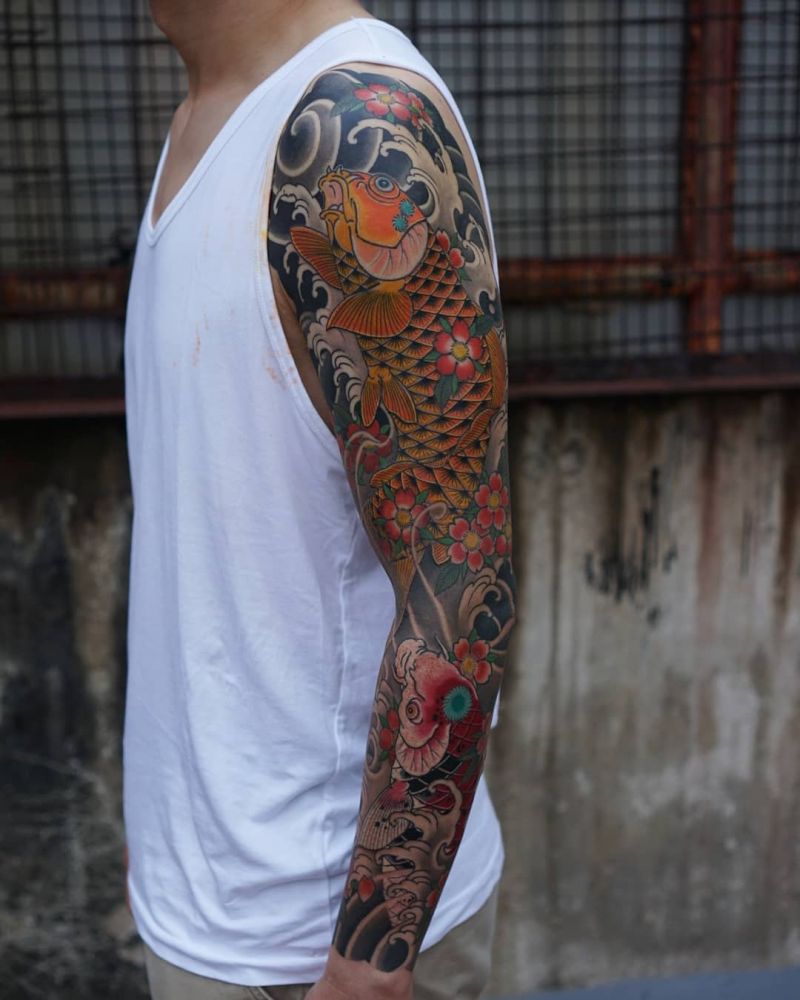 30 Elegant Sleeve Tattoos Make You Charming