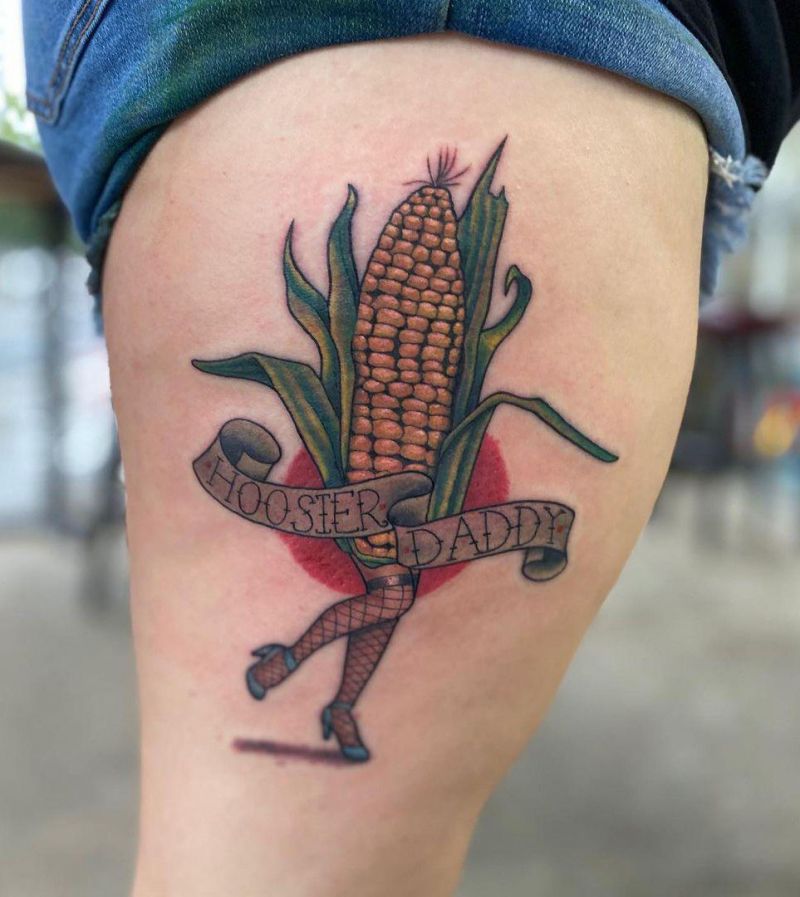 30 Pretty Corn Tattoos You Can Copy