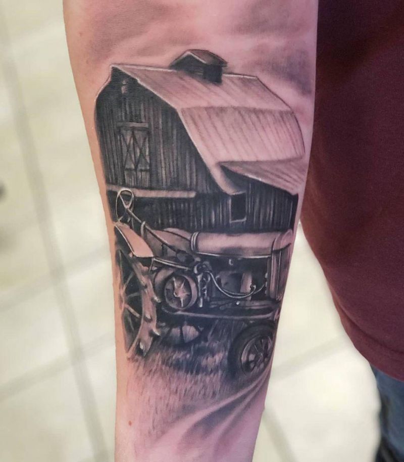 30 Great Farm Tattoos You Can Copy