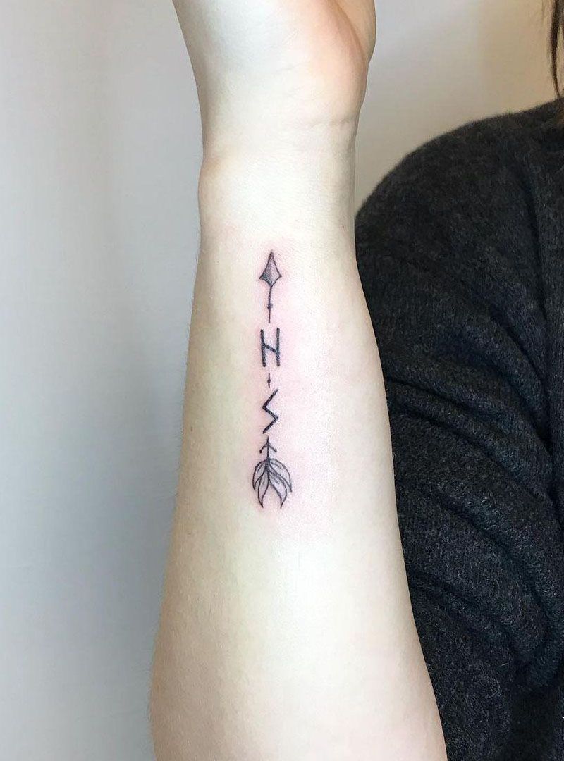 30 Mysterious Rune Tattoos Improve Your Temperament