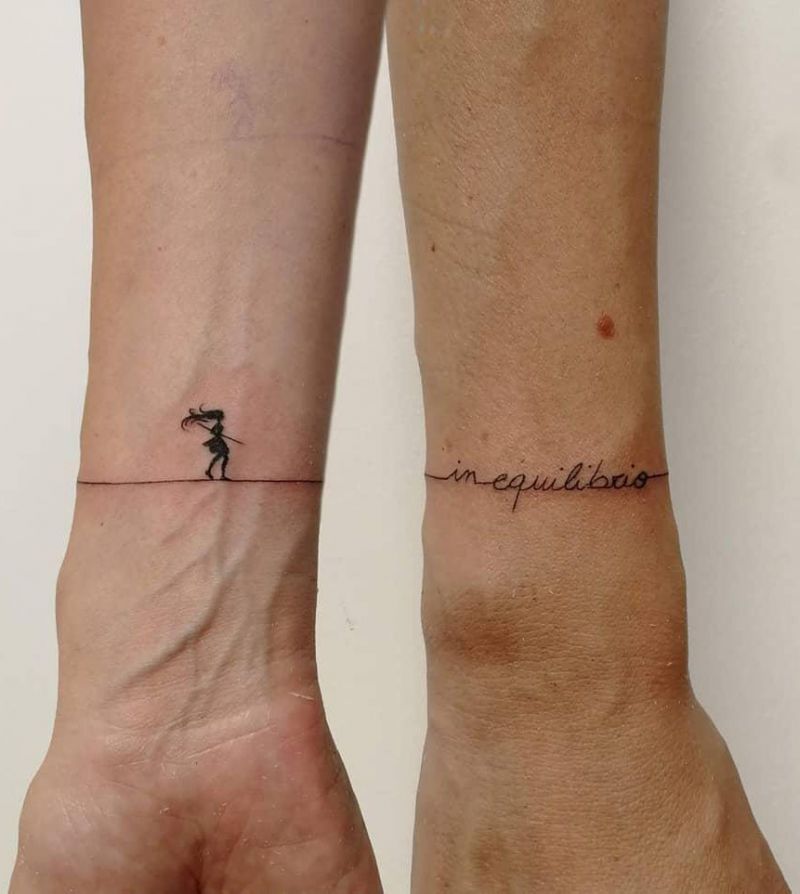 30 Tightrope Walker Tattoos Make You Attractive