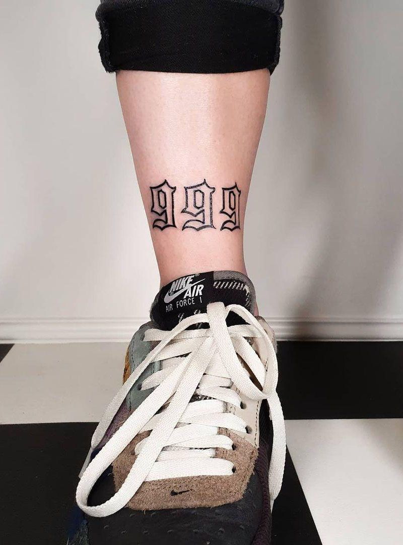 29 Pretty 999 Tattoos to Inspire You