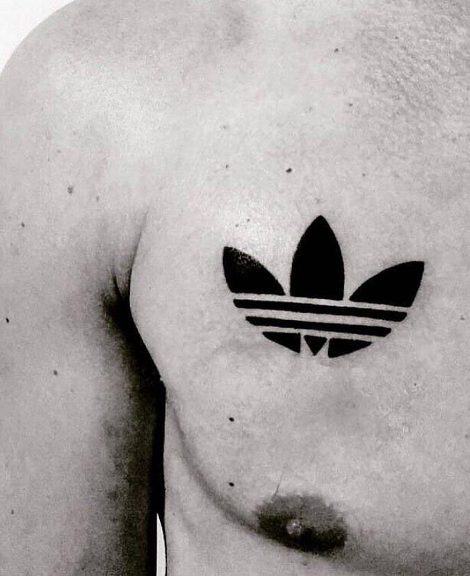 30 Pretty Adidas Tattoos You Will Love