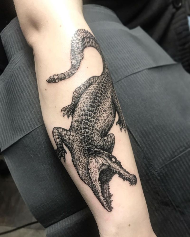 30 Pretty Alligator Tattoos You Must Try