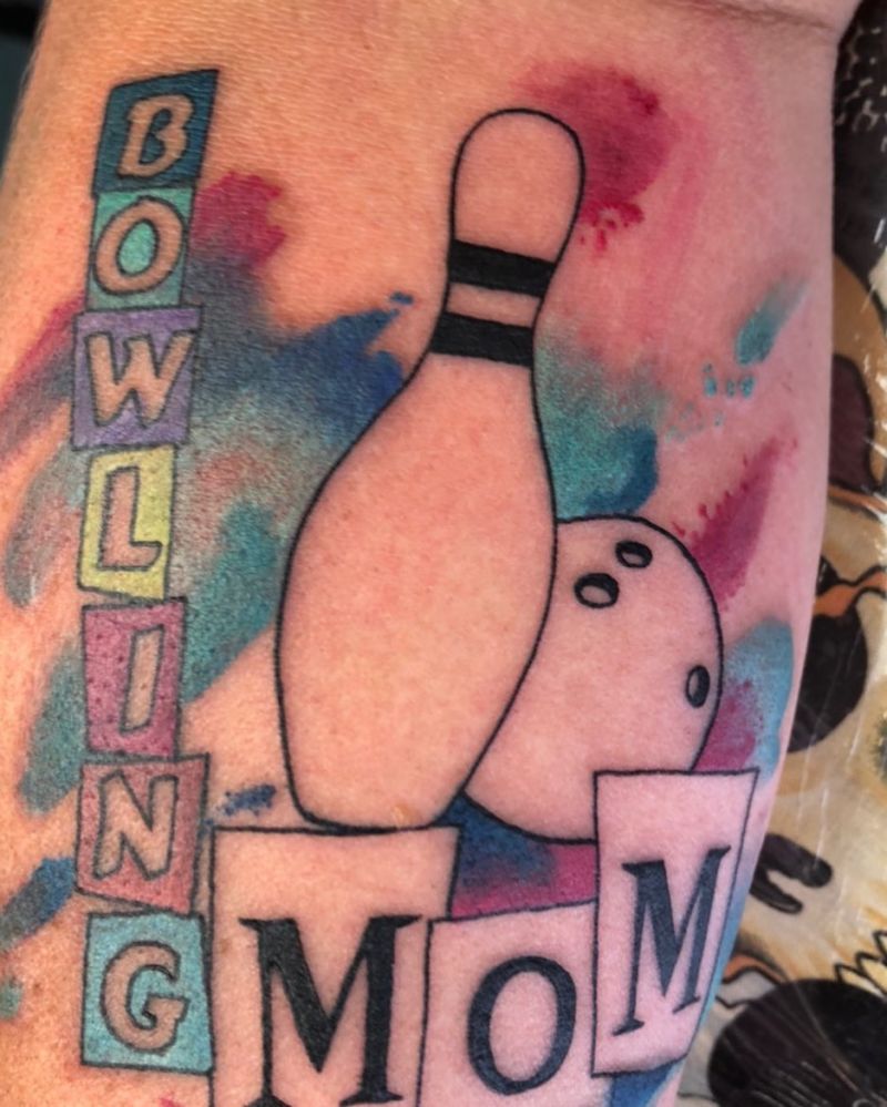 30 Bowling Tattoos Remind You to Relax