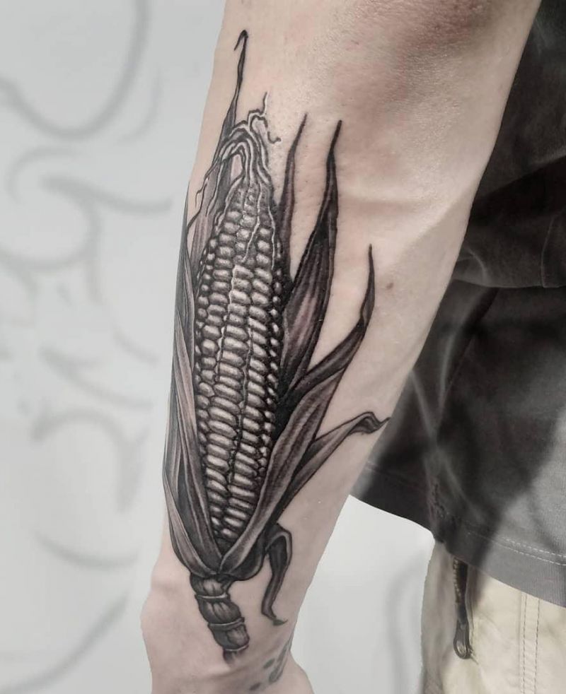 30 Pretty Corn Tattoos You Can Copy