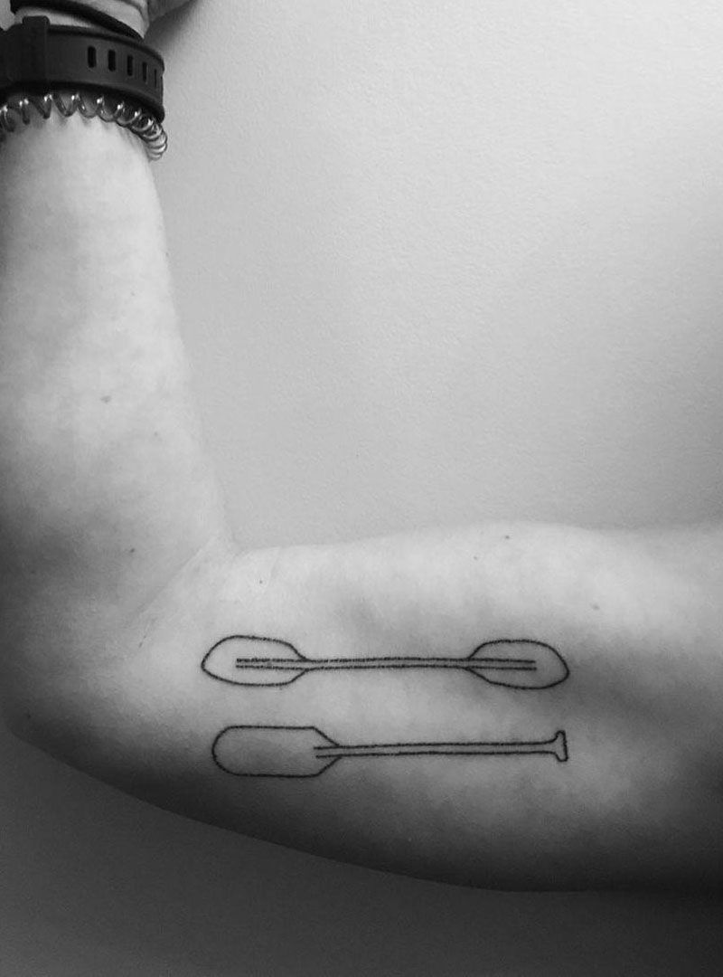 30 Pretty Paddle Tattoos Make You Attractive