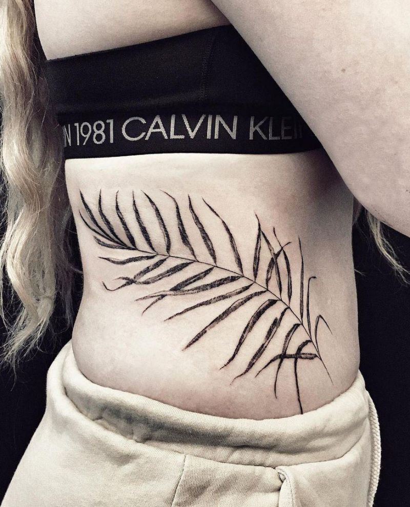 30 Pretty Palm Leaf Tattoos to Inspire You