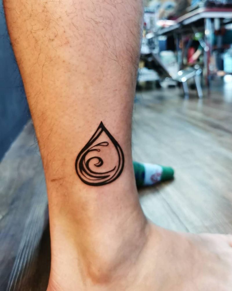 30 Creative Water Drop Tattoos You Must Try