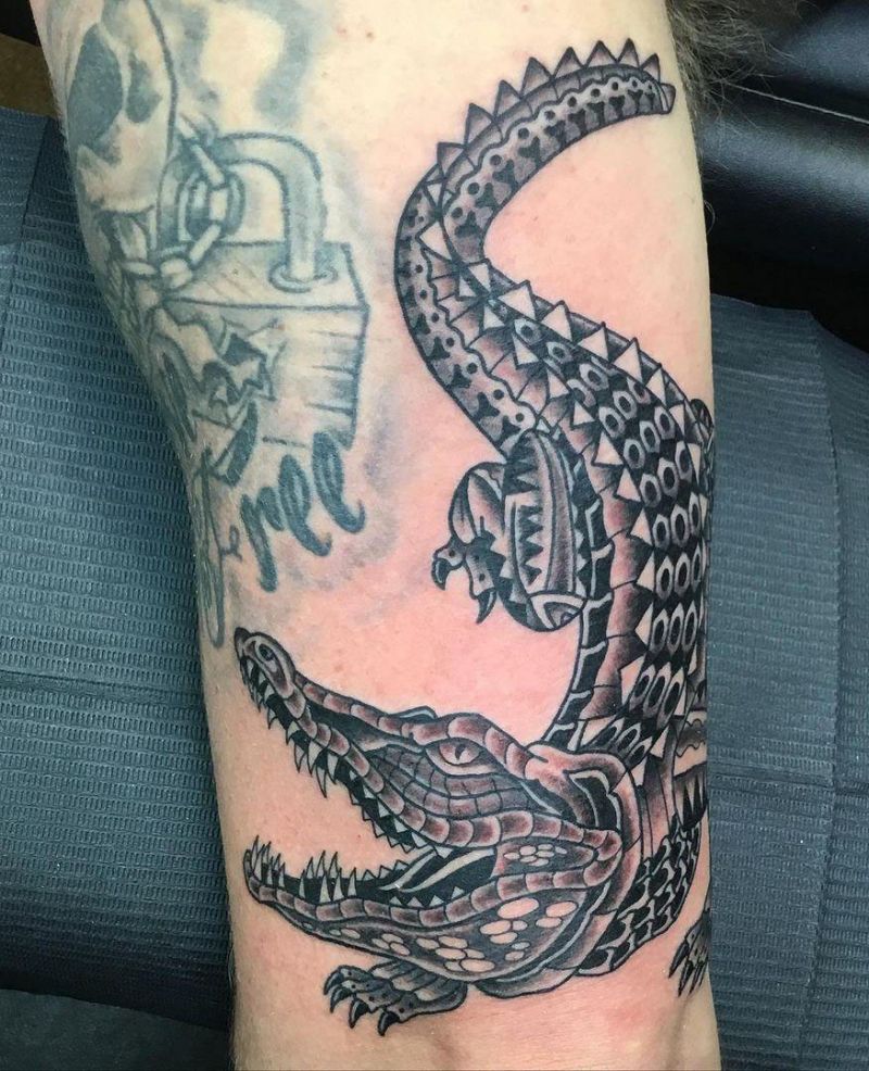 30 Pretty Alligator Tattoos You Must Try