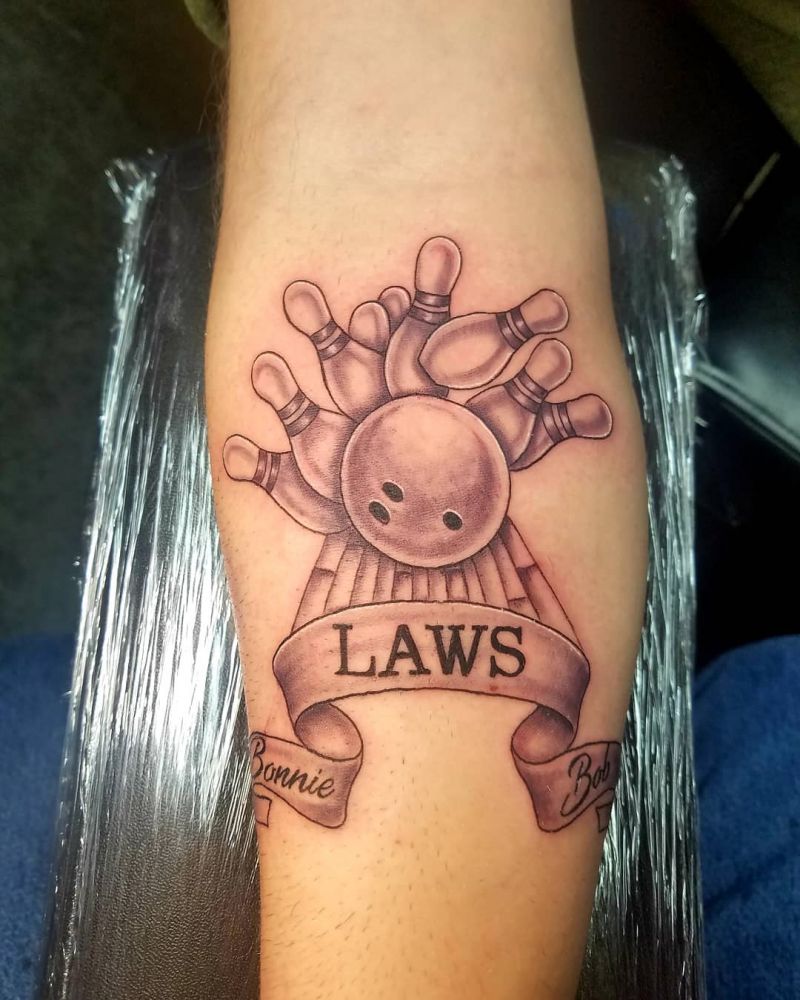 30 Bowling Tattoos Remind You to Relax