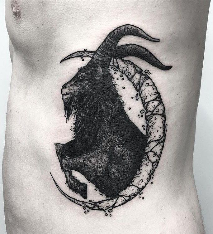 30 Pretty Goat Tattoos to Inspire You