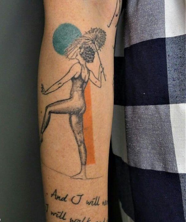 30 Tightrope Walker Tattoos Make You Attractive