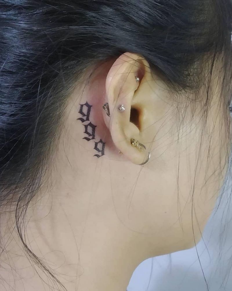 29 Pretty 999 Tattoos to Inspire You