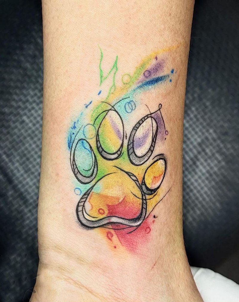 30 Cute Dog Paw Tattoos You Will Love