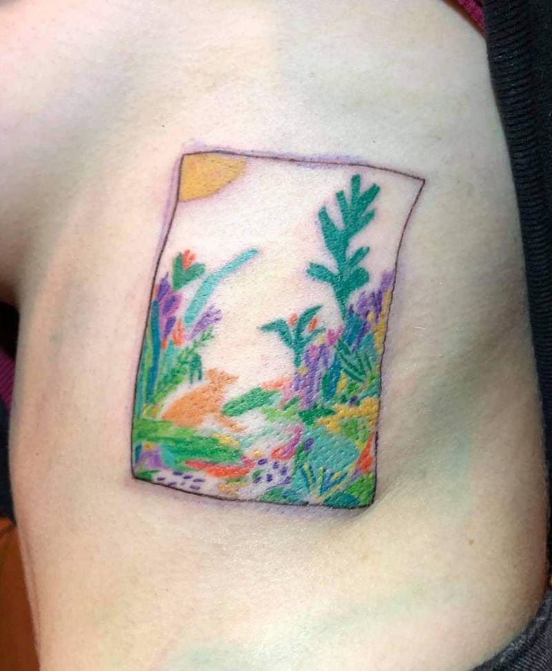 30 Pretty Garden Tattoos You Must Love