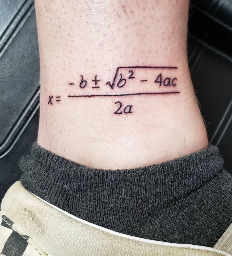 30 Elegant Math Tattoos Make You More Charming