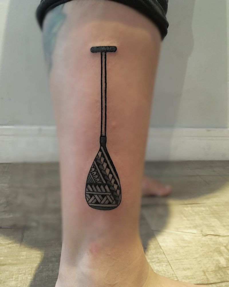 30 Pretty Paddle Tattoos Make You Attractive